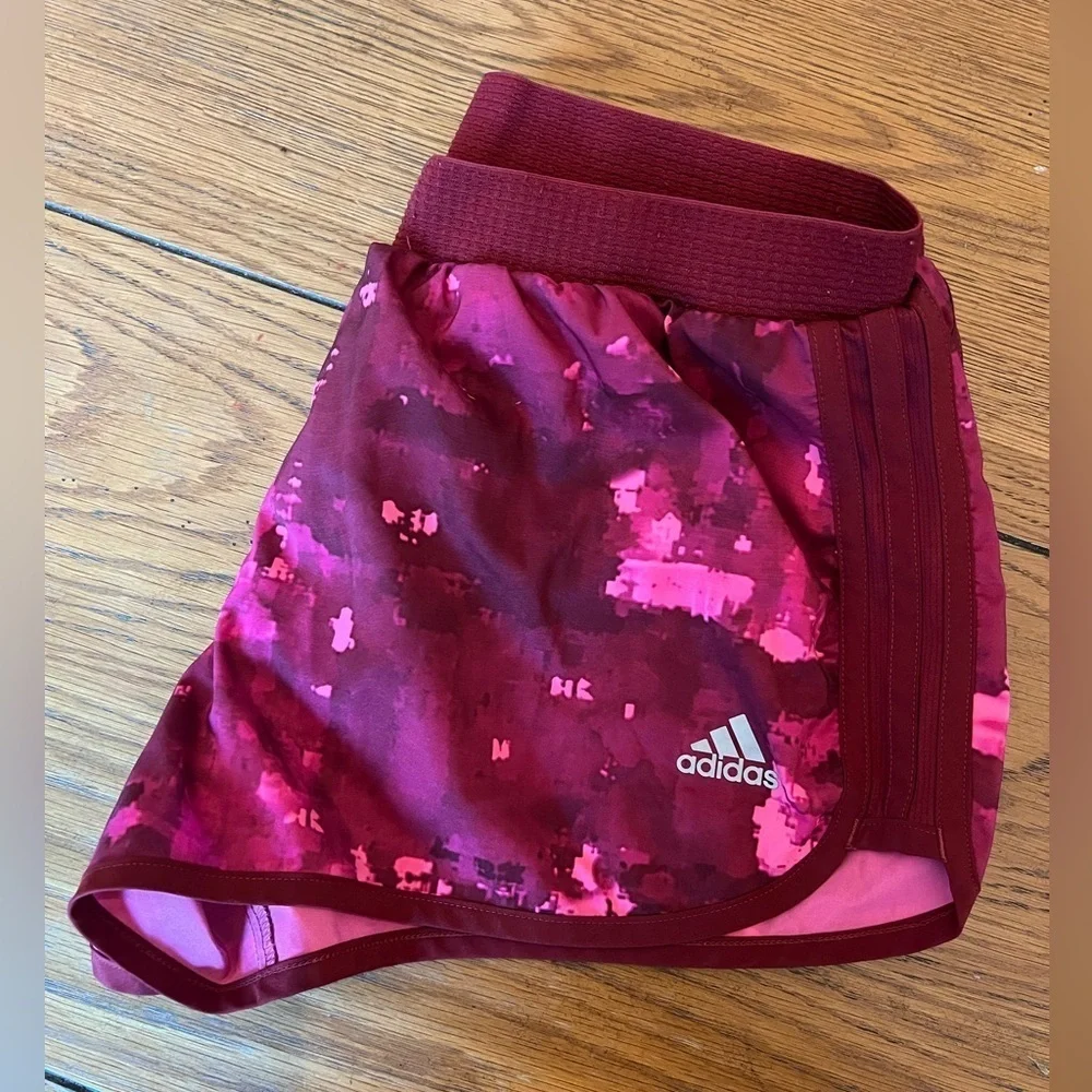 Women’s adidas Climalite energy running M 3” shorts in magenta pink Medium - Picture 6 of 6